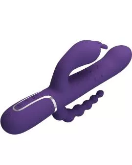 Pretty Love Cammy Triple Vibrator - Multifunktions 4 in 1 Lila