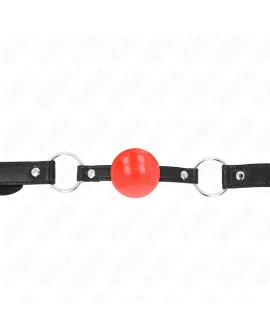 KINK Roter TPE-Ball Knebel 4 cm - 60 x 2 cm