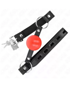 KINK Roter TPE-Ball Knebel 4 cm - 60 x 2 cm