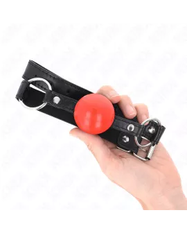 KINK Roter TPE-Ball Knebel 4 cm - 60 x 2 cm