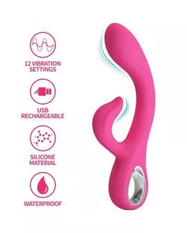 Pretty Love - Fritz Rabbit Vibrator 12 Vibrationen Rosa