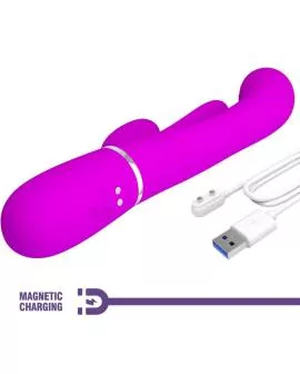 Pretty Love - Shania Triple Rabbit Vibrator - Rosa