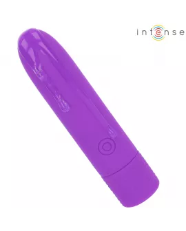 INTENSE - SYMONE USB WIEDERAUFLADBARER VIBRIERENDER BULLET 8 VIBRATIONEN LILA 10 X 2,2 CM