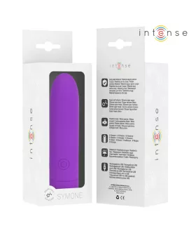INTENSE SYMONE Vibrierender Bullet - Lila USB 8 Modi 10x2,2cm