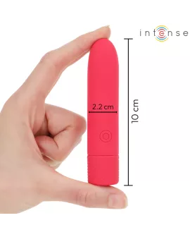 Intense Symone Bullet Vibrator - Rot USB 8 Vibrationen 10x2,2cm