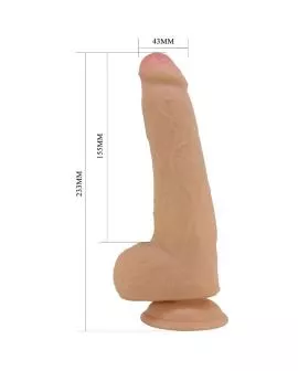 PRETTY LOVE - DRACO REALISTISCHER DILDO 23 CM FLEISCH