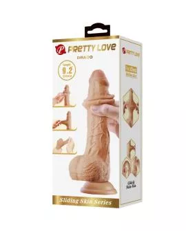 PRETTY LOVE - DRACO REALISTISCHER DILDO 23 CM FLEISCH