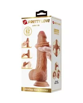 Pretty Love - Draco Realistischer Dildo 23 cm Modell 2 Fleisch