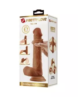 Pretty Love - Großer Realistischer Dildo 22 cm Braun