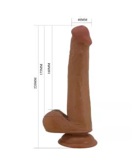Pretty Love - Großer Realistischer Dildo 22 cm Braun