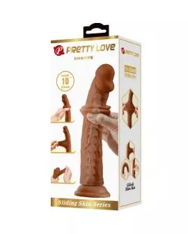 PRETTY LOVE - SHARIFE REALISTISCHER DILDO 25 CM BRAUN