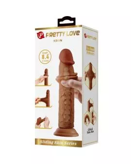 PRETTY LOVE - KEON REALISTISCHER DILDO 21 CM BRAUN