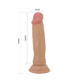 Pretty Love - Quentin Realistischer Dildo 18 cm Fleisch