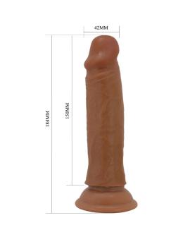 Pretty Love - Quentin Realistischer Dildo 18 cm Braun