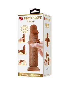 Pretty Love - Quentin Realistischer Dildo 18 cm Braun