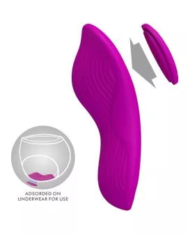 PRETTY LOVE - ROMARIO AUFLEGBARER KLITORIS-STIMULATOR MIT FERNBEDIENUNG ROSA