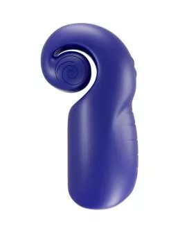 Snail Vibe Evo Masturbator für Ihn - Slide n'Roll Dunkelblau