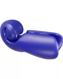 Snail Vibe Evo Masturbator für Ihn - Slide nRoll Dunkelblau
