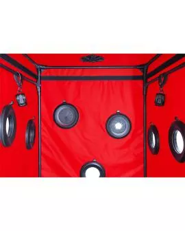 Secret Dome - Kink Club Cabin Scandale Schwarz & Rot