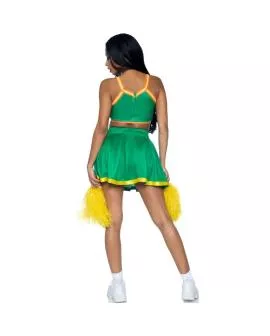 Leg Avenue - Erotisches Cheerleader-Kostüm Grün M/L
