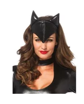 LEG AVENUE Katzenfrau Maske Schwarz - Erotik