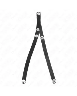 KINK - Leder Penisring mit Druckverschluss 39 x 1 cm