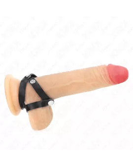 KINK - Leder Penisring mit Druckverschluss 39 x 1 cm