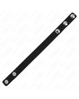 KINK - Penisring aus Leder mit Druckverschluss 21,5 x 1,5 cm