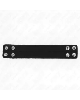 KINK - Penisring aus Leder mit Druckverschluss 18,5 x 3,3 cm