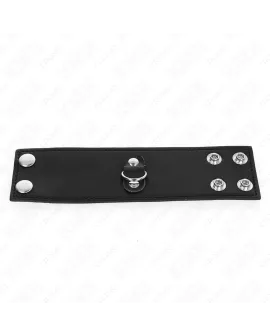 KINK Leder-Peniring mit Druckverschluss - 18 x 5 cm