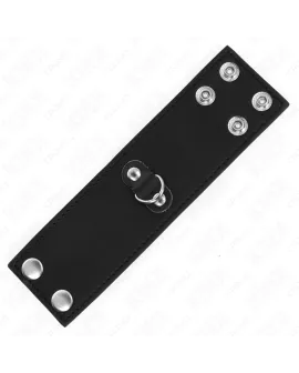 KINK Leder-Peniring mit Druckverschluss - 18 x 5 cm
