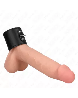 KINK Leder-Peniring mit Druckverschluss - 18 x 5 cm