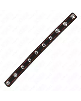 KINK Penisring aus Leder mit Spikes - 21,5 x 1,6 cm