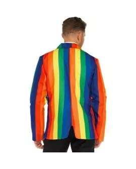 Leg Avenue Regenbogen Blazer Krawatte - Größe S