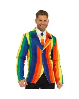 Leg Avenue Regenbogen Blazer Krawatte - Größe S