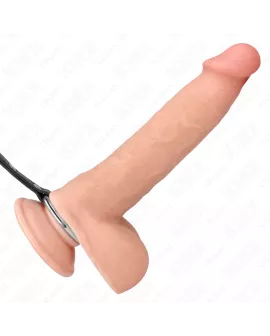 KINK Metall-Penisring mit Kette und verstellbaren Brustklammen