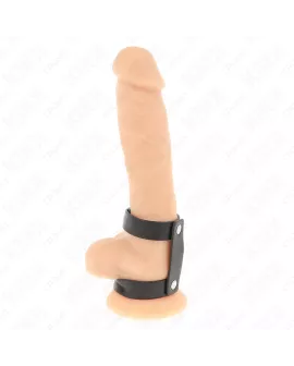 KINK - Verstellbarer Doppelter Peniring aus Leder