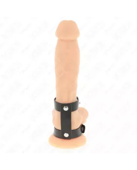 KINK - Verstellbarer Doppelter Peniring aus Leder