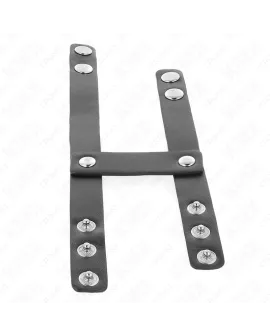 KINK - Verstellbarer Doppelter Peniring aus Leder