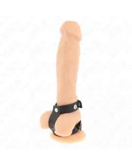 KINK - Verstellbarer Doppelter Peniring aus Leder
