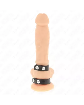 KINK - Verstellbarer Doppelter Peniring aus Leder