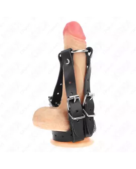 KINK - Penisring mit mehreren verstellbaren Riemen