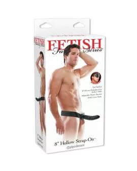 Fetish Fantasy Series - 19 cm Hohl Strap-On Schwarz