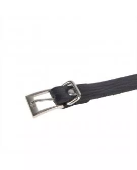 SUBBLIME - 953713 PUNK BONDAGE GÜRTEL METALLSCHNALLE SCHWARZ EINE GRÖSSE