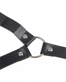 SUBBLIME - 953720 BONDAGE LEDERRIEMEN BRUSTKLEMMEN SCHWARZ EINE GRÖSSE