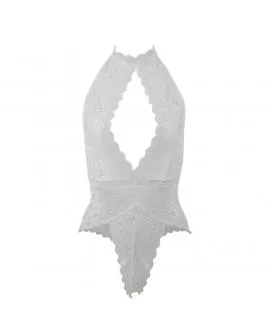 SUBBLIME - 953867 SPITZEN-BODYSUIT WEISS L/XL