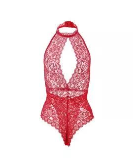 SUBBLIME Bodysuit mit offenen Cups Rot L/XL - 953881