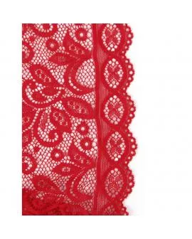 SUBBLIME - 953881 BODYSUIT MIT OFFENEN CUPS ROT L/XL