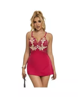 Subblime Babydoll mit rotem Blumenmuster L/XL - 954130