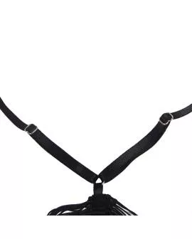 SUBBLIME - 954239 TRÄGERKLEID + STRING SCHWARZ L/XL